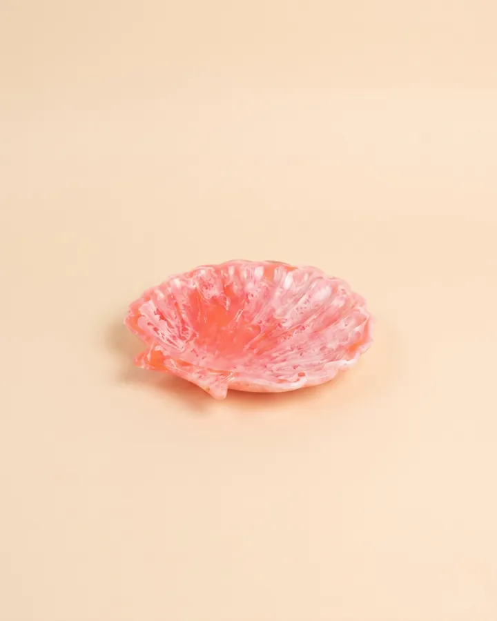 Pink Seashell Dish