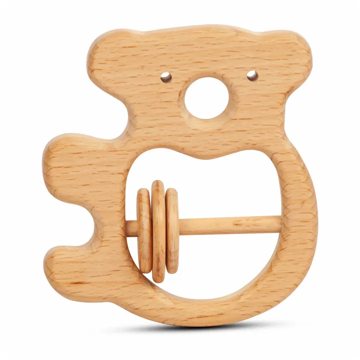 Wooden Baby Rattle – Koala