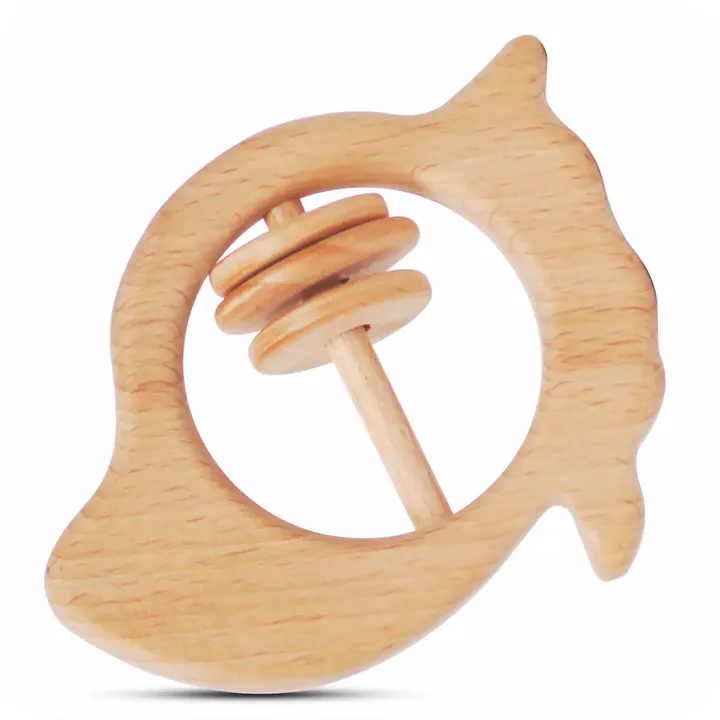 Wooden Baby Rattle – Mango