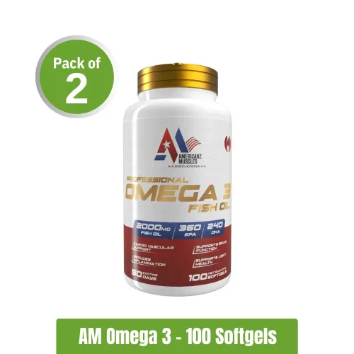 Americanz Muscles Professional Omega 3 Fish Oil