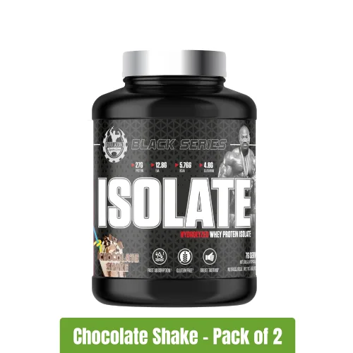 Dexter Jackson Black Series Isolate | Pack of 2 (5 Lbs+ 5 Lbs) Chocolate Shake