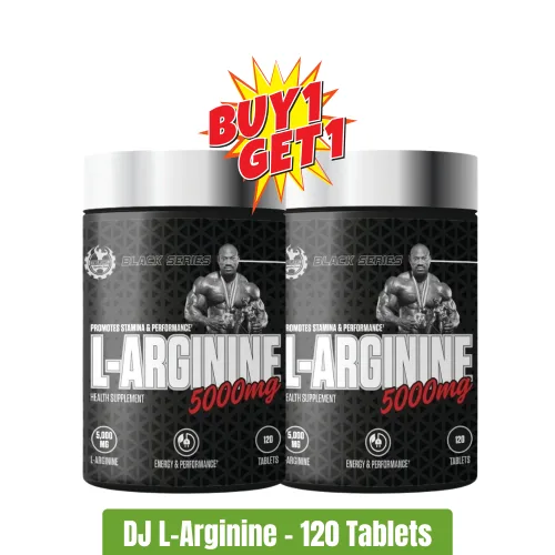Dexter Jackson Black Series L-Arginine -120 Tablets | Buy 1 Get 1 Free