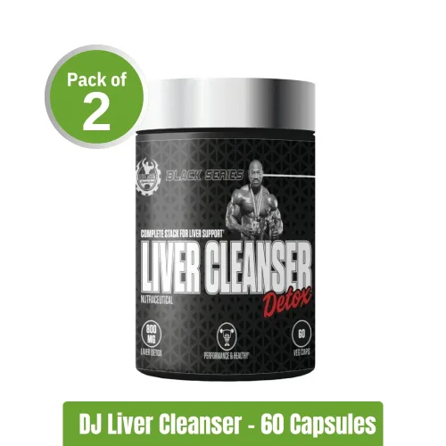 Dexter Jackson Black Series Liver Cleanser | Pack of 2 (60+60 Capsules)