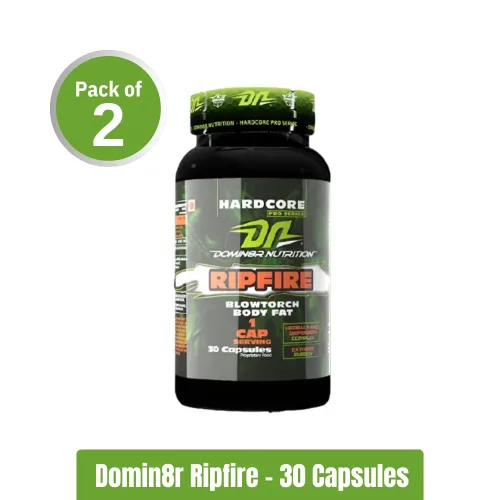 Domin8R Rip Fire Pack of 2 (30+30 Capsules)