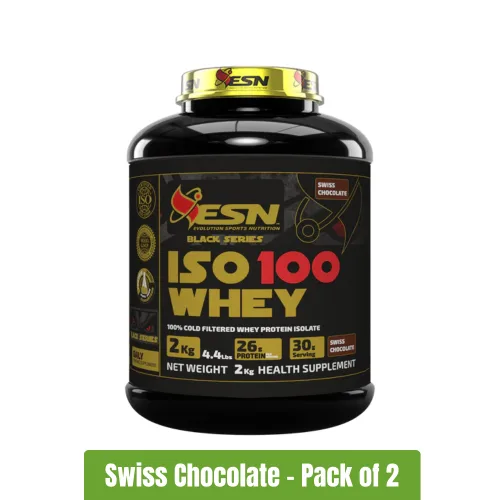 ESN Black Series Iso 100 Whey | Pack of 2 (4.4 Lbs + 4.4 Lbs)