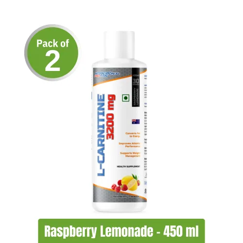 International Protein L-Carnitine Liquid 3200mg | Pack of 2 (450ml x2)