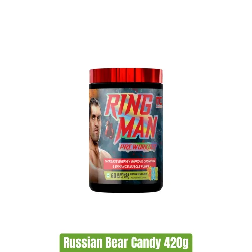 Muscle Club Ring Man Pre-Workout, 420g, Russian Bear Candy