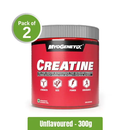 Myogenetix Creatine | Pack of 2 (300g x2)