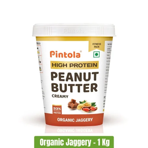 Pintola HIGH Protein ORGANIC JAGGERY Peanut Butter