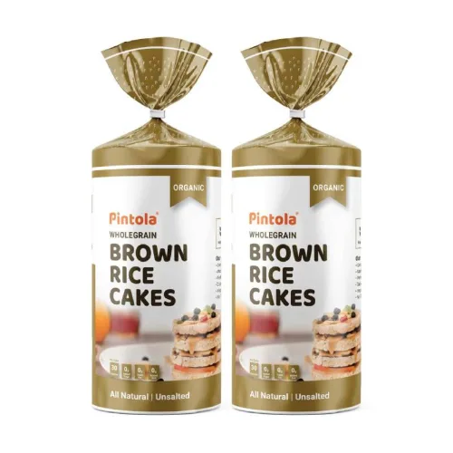 PINTOLA Organic Brown Rice Cake | Unsalted
