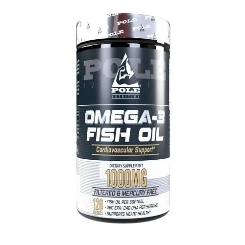 Pole Nutrition Omega-3 Fish Oil 1000mg, 120 Softgels