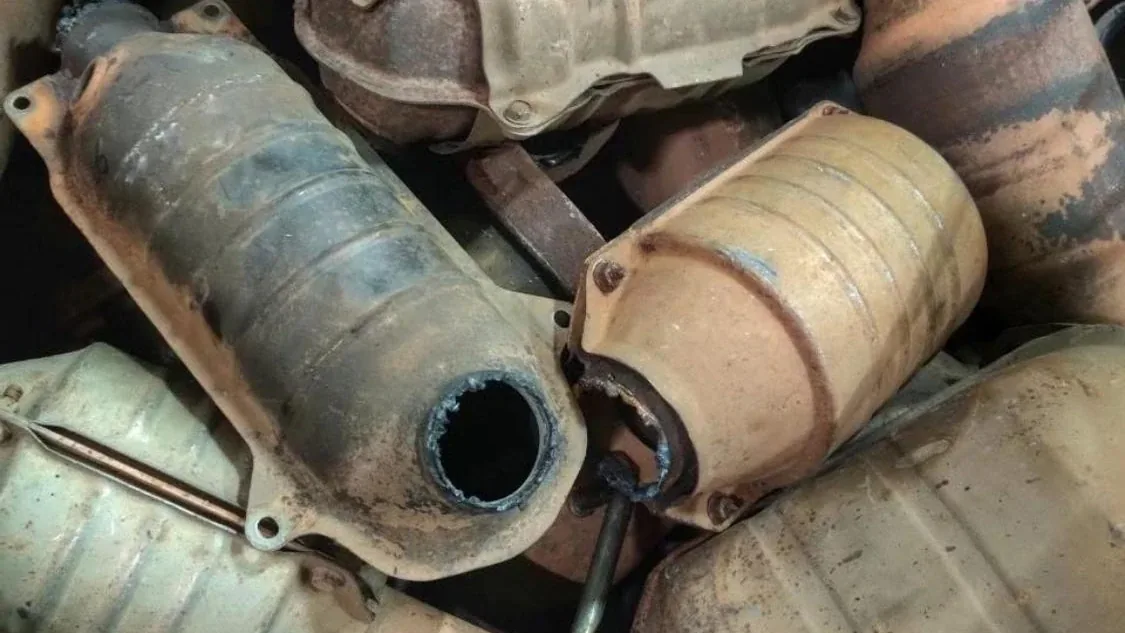 Spent catalytic converters for recycling